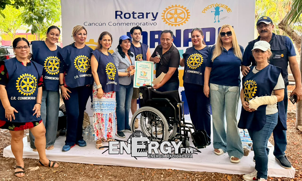 💙 Club Rotario Cancún Conmemorativo lleva esperanza y bienestar a la Supermanzana 45 con la Jornada HOPE